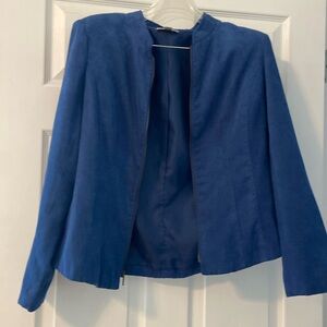 dress barn lined blue jacket
